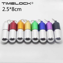 스텐 실린더 타임캡슐 소형 추억 선물 편지 미래, 레드