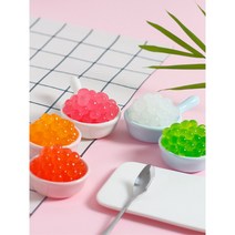 리우씨앤씨 과일맛 12종 팝핑보바 1.25kg 버블티 밀크티 펄 음료수 디저트 토핑포장은변경될수있음, 복숭아 맛