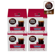 돌체구스토 캡슐_아메리카노 디카페인 4box(64개), 4박스