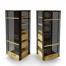 올템블리 낚시대 거치대 보관함 회전형 로드거치대 진열, 대형 1.5미터