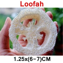 천연수세미만들기 이유식 수세미 친환경 컨티뉴어스 100 개몫 6-7 cm 대형 스폰지