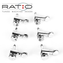 Graphtech - Electric Ratio Locking 6-Line Classic / 그라프텍 락킹 헤드머신 Chrom (PRL-8731-C0), *, *