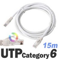 ◀주식회사지오▶DAUTP14G 15m UTPCAT6 랜 케이블 UTP FTP UTP제작용 네트워크 랜선 공사 통신 서버실LAN◀주식회사지오▶, ◀주식회사지오▶