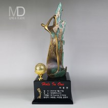 65번 트로피 청동트로피 홀인원트로피 싱글트로피 이글트로피 골프트로피 우승트로피 골프기념패, 1개
