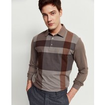 21FW [populet]베이지 체크배색 긴팔카라티셔츠 WMTS1D001I2