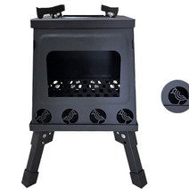 캠핑 우드스토브 화목난로 장작 불멍 관광 버너 야외 나무 휴대용 탄소강 221, 02 02