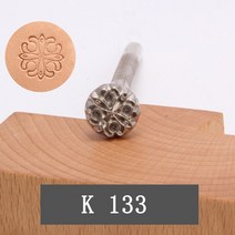 가죽 스탬핑 각인 가죽 스탬핑 인쇄 도구 키트 1 개 조각 안장 만들기 또는 공예 DIY 예술 작업 합금 펀치, 05 E
