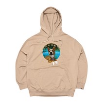 비에스래빗 2223 BSRABBIT LUCKY SPACE HOODIE BEIGE 후드티