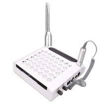 네일아트 집진기 각질 가루 흡입기 손발톱 패디흡진기, 충전+플러그식 화이트+세라믹헤드7개