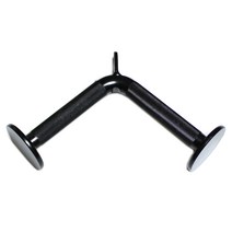 WISEBODY 케이블 바 로프바 치닝바 다운바 케이블손잡이 발걸이듀얼폴리 케이블크로스 헬스기구 소품, 다운바[블랙]