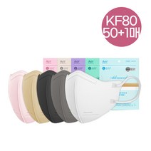 KF80 아에르 어드밴스드라이트핏 새부리형마스크 50매+1매증정 /컬러마스크/베이지마스크/블랙마스크, KF80 AD 라이트핏 핑크 중형 50매+1매