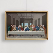 기타 바보사랑[꾸밈]우드프레임액자_최후의만찬, 상세 설명 참조
