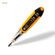 전압 측정기 12-250V 비 접촉 검출기 부저 경보 전기 테스트 가정용 Led 손전등, 02 Yellow