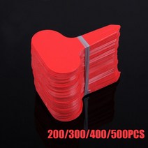 200-500pcs T 형 보육 정원 식물 태그 꽃 레이블 식물에 대 한 씨앗 냄비 마커 DIY 장식 도구, [04] 500pcs, [01] Red Label