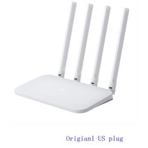 샤오미 MiJia 와이파이 라우터 4C APP 제어 RAM 80211 b/g/n 24G 300Mbps 안테나 무선 리피터 홈, 01 US PLUG