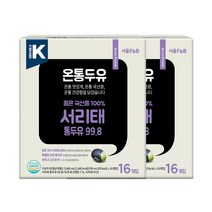 서울에프엔비 무설탕 온통두유 서리태 통두유 99.8 190ml X 32개입