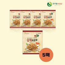 한우물 오리지날 잡채볶음밥 5봉지, 단품
