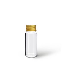 유리병 바이알 SB30 투명 30ml 샘플 소분 미니 병 용기, 바이알 투명 SB30 플라스틱캡 화이트