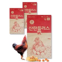 한일 닭사료 산란 플러스 20kg 산란닭 청계 오골계 토종닭 사료, 3개