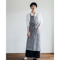 fog linen 린넨 앞치마 4color 포그린넨 키친 에이프런 리투아니아 린넨, rose