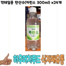 식자재 도매) 칵테일용 탄산수(카린스 300ml) x24개, 1, 본상품선택
