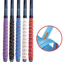 VOLAR 150cm 낚시대 헬스 자전거 철봉 심쿠션 유니크쿠션 그립 테이프 6P, 블랙