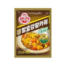 오뚜기 백세 발효 강황카레 순한맛 80g, 5개