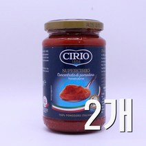 (2개) 시리오 토마토 퓨레 350g supercirio (토마토 99.9%) 2병묶음