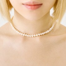 [92.5 silver] NATURAL PEARL NECKLACE (2468 mm)