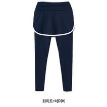 셀러허브 여성패션 [오노마] ONM 여성 요가 웨어 9부 치마 레쉬가드 레깅스 화이트블랙