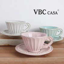 VBC CASA 폰다코 스트라이프 티잔&소서 택1, 없음, 02.VBC 폰다코 스트라이프 티잔_아쿠아, 1개