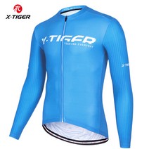 X-TIGER 브랜드 춘추기행복 남성용 긴팔 상의 기행복 자전거 의류