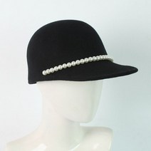 여성모자 여성용 야구 모자 01910 yekang0957 겨울, head size 57cm, Black