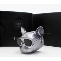 차량용 불독 석고 디퓨저 블랙머스크향 방향제 송풍구 프리미엄 자동차 무광 캐릭터 메탈, 석고불독방향제NO02