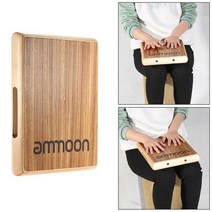 카혼 ammoon travel cajon box 휴대용 드럼 플랫 핸드 드럼 캐리 취미, 유형 2