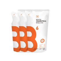 레인보우샵 주방세제 베이킹소다 워터 액티브 400ml 리필x3, 3개