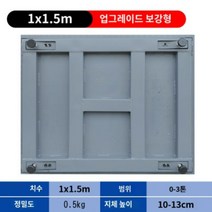 톤백저울 계근대 3톤 LED 전자 파렛트 산업 축산 바닥 대형 저울, 1X1.5미터 (0-3톤)