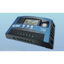 태양광 발전 솔라 컨트롤러 자동 충전 12v 24v 배터리, 태양광 컨트롤러 12V24V 30A