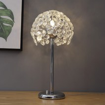 플라워 카르텔 조명 장스탠드 베르판 크리스탈 램프 협탁 침실 간접조명 무드등, C타입 + 버튼식