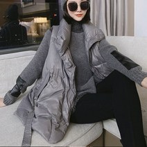 패딩 조끼 경량 반팔 뽀글이 크롭 유니클로경량 유니클로 허리스트링 발열 숏 가을 81
