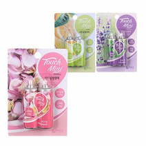 브랜드없음 [리빙굿] 터치미니 화장실 방향제 리필(2개입), 포푸리향