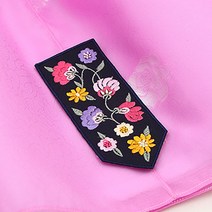 74-603 한복용 다각형 자수장식_네이비 hdn, 네이비, 1개