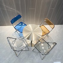 철제 테이블 카페테이블 스테인리스 커피숍 디저트, 크로스바텀솔리드원탁50x50