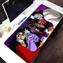 게이밍 의자디즈니 악당 초대형 테이블 매트 학생 마우스 패드 게이머 컴퓨터 키보드 게임 쓰기 책상, 01 A1_10 LockEdge800x300x2mm