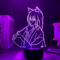 애니메이션 장식 카미사마 키스 토모에 휴일 조명 휴대용 조명 방 장식 십대 야간 램프, 01 A_02 16 color with remote
