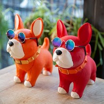 XL32-12 강아지 장식 인형 1p (2size), 오렌지