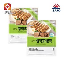 [1+1] 사조오양 쌀떡고기산적 1kg+1kg, 쌀떡고기산적구이 1kg 2봉