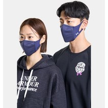 [언더아머 본사]UA 스포츠마스크 페더웨이트 1372228-410, Navy-L_XL