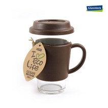 글라스락 에코 유리 텀블러 브라운 380ml (GL1031), 1개, 단품, 용량본상품선택