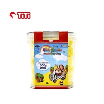 티티경인 클레이 점토 500g 벌크 1통 단색x100g, 연주황